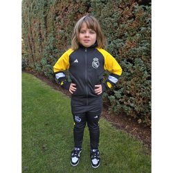 Tepláková souprava - REAL MADRID - černo-zlatá