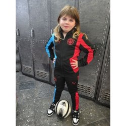 Tepláková souprava - MANCHESTER CITY - černo-červeno-modrá