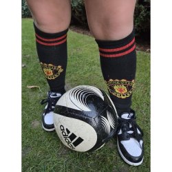 Štulpny - MANCHESTER UNITED - černo-červené