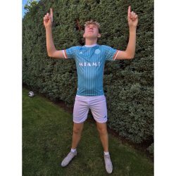 INTER MIAMI CF - Messi - zeleno-bílo-oranžový