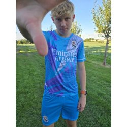 REAL MADRID - Courtois - modro-fialovo-bílý