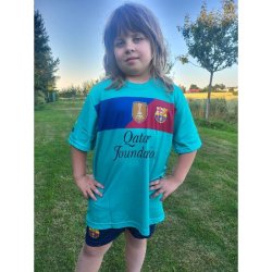 BARCELONA - Messi - zeleno-modrý