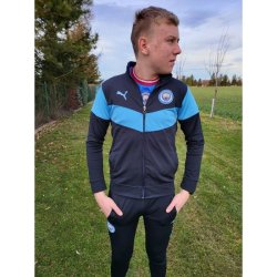 Tepláková souprava - MANCHESTER CITY - sv.modro-tmavá