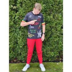 AJAX AMSTERDAM - černý - PÁNSKÉ TRIKO XS-XL