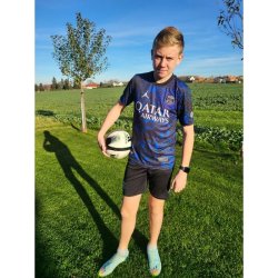 PSG - Messi - modro-černo-fialový