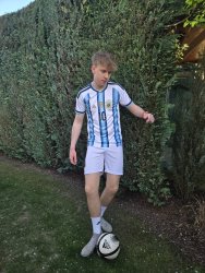 ARGENTINA - Messi - modro-bílo-černý