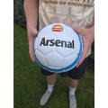  Fotbalový míč - ARSENAL - bílo-modro-červený