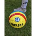  Fotbalový míč - CHELSEA - žluto-červeno-modrý