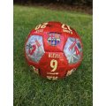  Fotbalový míč - BARCELONA - červený