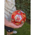  Fotbalový míč - BARCELONA - červený