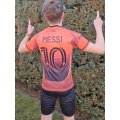  INTER MIAMI - Messi - svítivě oranžovo-černý