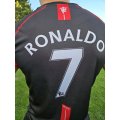  MANCHESTER UNITED - Ronaldo - černo-červený