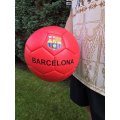  Fotbalový míč - BARCELONA - červený