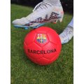  Fotbalový míč - BARCELONA - červený