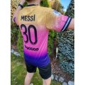  PSG - Messi - žluto-růžovo-modrý