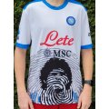  SSC NAPOLI - Maradona - bílý - PÁNSKÉ TRIKO XS-XL