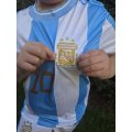  ARGENTINA - Messi - bílo-modro-zlatý