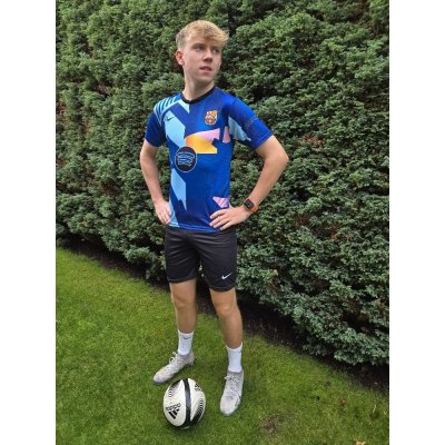  Barcelona - Yamal - modro-žluto-růžový