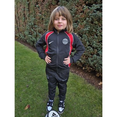  Tepláková souprava - PSG - černo-červená