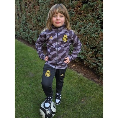  Tepláková souprava - REAL MADRID - černo-šedá