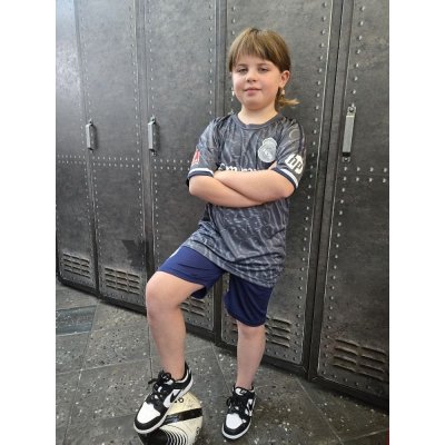  REAL MADRID - Mbappe - šedo-modrý