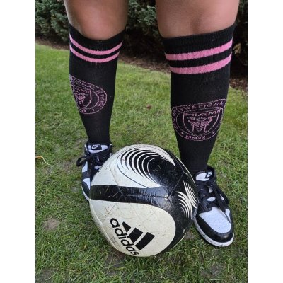  Štulpny - INTER MIAMI CF - černo-růžové