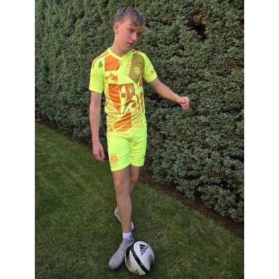  BAYERN MNICHOV - Manuel Neuer - žluto-oranžovo-zelený