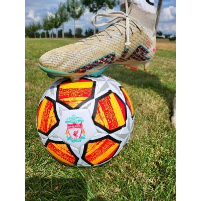  Fotbalový míč - LIVERPOOL - bílo-oranžový