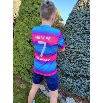  PSG - Mbappe - sv.modro-růžovo-fialový