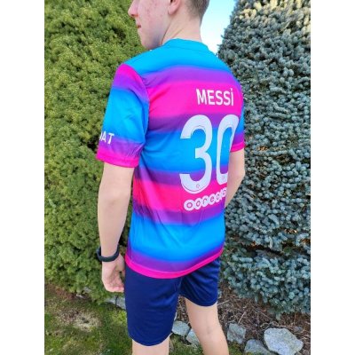  PSG - Messi - sv.modro-růžovo-fialový