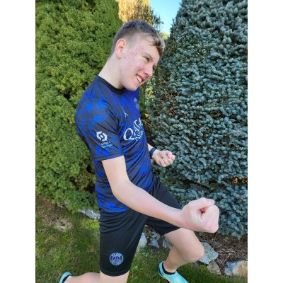  PSG - Mbappe - modro-černo-fialový