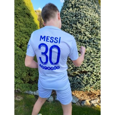  PSG - Messi - bílo-modro-červený