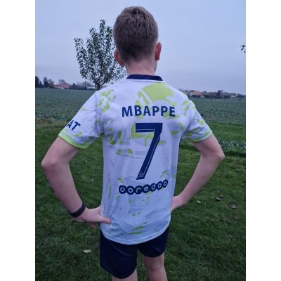  PSG - Mbappe - bílo-zeleno-modrý