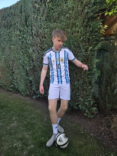  ARGENTINA - Messi - modro-bílo-černý
