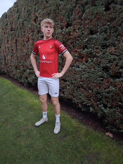  MANCHESTER UNITED - Garnacho - červeno-bílo-černý